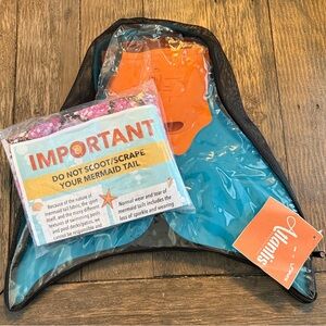 Finis Atlantis Mermaid Swim Fin in pink and gold